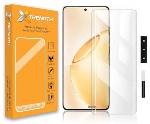 Image of Advanced HD+ Curved UV Gorilla Tempered Glass Screen Protector Designed for Realme 16 Pro Plus 5G - Full Screen Coverage with Easy Installation Kit (Anti-Scratch)