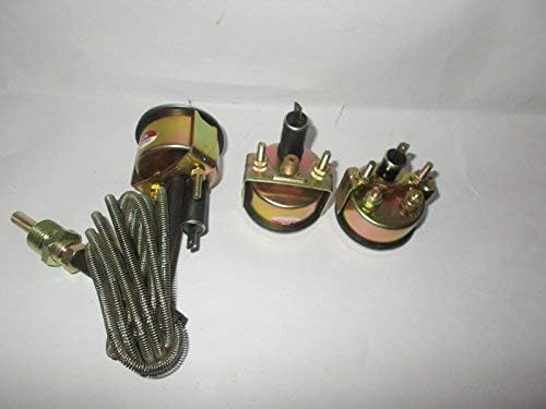 Massey Ferguson Tractor Gauge Set- Oil Pr(Male), Temp, Ammeter Mf 35,50,65,135,150