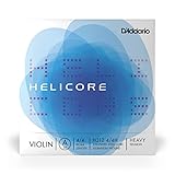 D'Addario Helicore Violin Single A String, 4/4 Scale, Heavy Tension