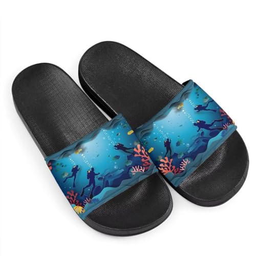 Sandalias de una sola banda de autismo para mujer cómodas y ligeras