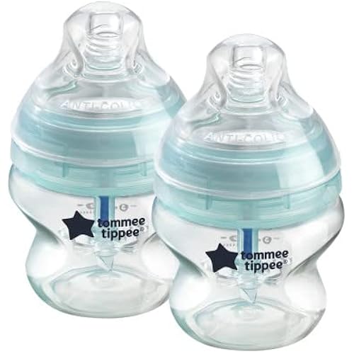 Tommee Tippee Closer to Nature 150 ml/ 5fl oz Feeding Bottles (Pack of 2)