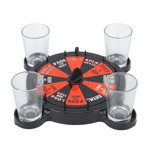 Jogo de bebida para toca-discos, jogo de plástico portátil divertido para bebidas de vidro para KTV