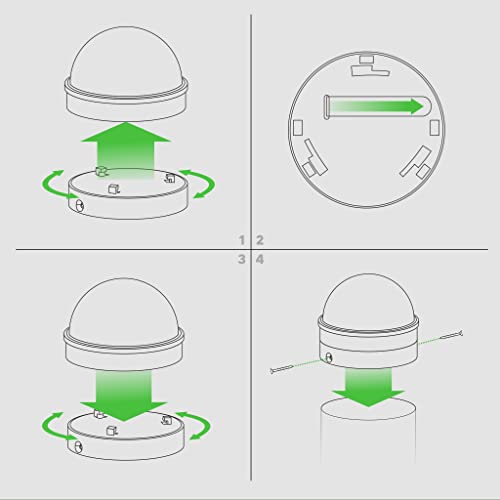 Classy Caps Ch2233S Solar Post Cap For Chain Link Fence Post, Silver #TOP7