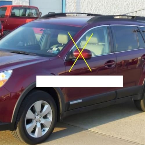 Couvercle de rétroviseur gauche cassé ? Solution coque peinte pour Subaru Outback 2011 - 4