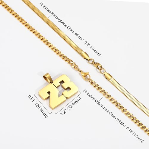 Number Necklace for Boys Athlete Kids Number Chain 00-100 Layered Necklace for Men Stainless Steel Number Charm Pendant Baseball Football Basketball Necklaces for Boys Gifts4