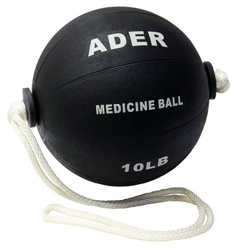 Ader 10 Lb Power Rope Medicine Ball