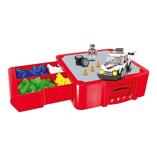 Bloco de Montar Maleta Cubic com Base de Construção Carros Multikids – BR1496