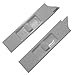 One Pair of Recessed White Window Sash Tilt Latches, 7380RB-WHITE