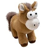 [Compagnon amical] : Ce poney en peluche doux et charmant est votre compagnon idéal. Son tissu doux et son design élégant en font un compagnon idéal for les câlins, l'apaisement et les jeux imaginatifs.