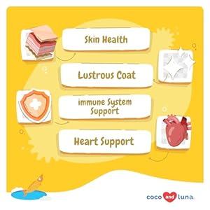 Omega 3 Fish Oil for Dogs – 90 Soft Chews – with Cod Liver Oil, Algae Oil, EPA & DHA Fatty Acids for Dog Shedding, Itchy, Dry Skin, Joint & Heart Support (Soft Chews)