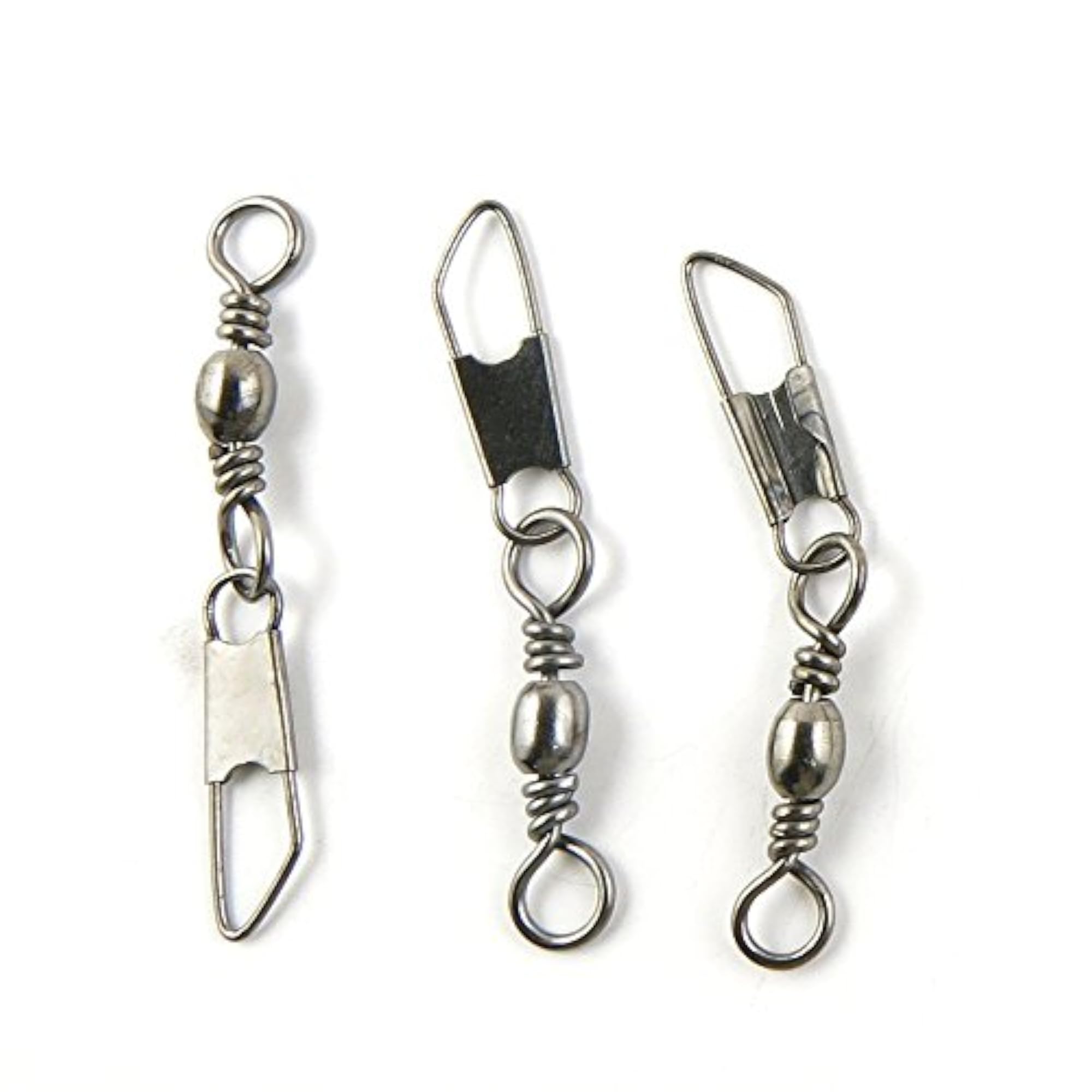 20 Pcs Swivel Sea Terminal Clip Connector Solid Coastlock Bulk Lots