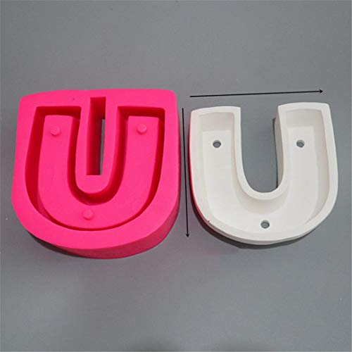 Renost Moldes de Cemento para macetas suculentas I Love U Molde de...