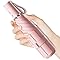Moorrlii Automatic Mini Travel Windproof Folding Umbrella - UV Protection, Instant Open/Close for Rain/Sun, Small Compact Lightweight Design Fits in Tote Bag/Travel Case/Backpack for Commute, Women
