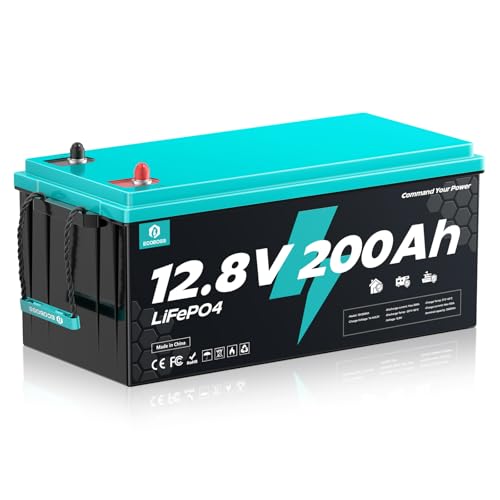 ECOBOSS 12V 200Ah LiFePO4 Battery 2560Wh Deep Cycle Lithium Battery