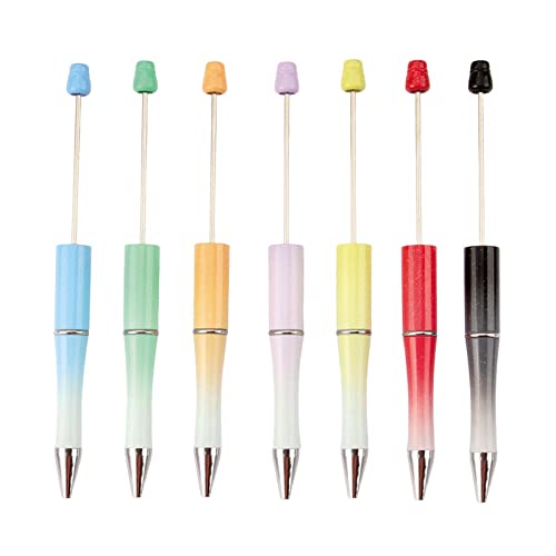 クリエイティブビーズペン 1.0mm ボールペン 工作用ペン 試験対策 DIY 作成 ギフト 描画用 7本 スタイルE 7個