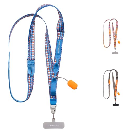 PGYTECH LinkGo Phone Lanyard Crossbody, Adjustable Phone Strap with Lens Cloth, Anti Theft and Quick Release for All Phones