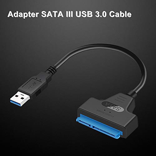 Goofly Adaptador SATAIII USB 3.0 para SATA Conversor Cabo 22Pin para USB3.0 Adaptadores para 2.5SATA