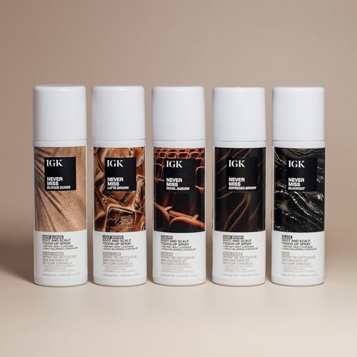 Spray de retoque para raíces y cuero cabelludo IGK, negro 2 oz miniatura 6