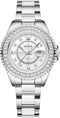 Montres pour femme à remontage automatique étanche et aiguilles lumineuses