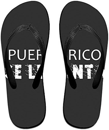 Tailing Flip Flops Puerto Rico Se Levanta Unisex Trendy Print Slippers Beach Sandal