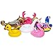 Produktbild DMAR 6 STÜCKE Mini Aufblasbare getränkehalter Flamingo Einhorn Pool Float Spielzeug Float Cup Halter Schwimmen Party Spielzeug Strand Kinder Erwachsene