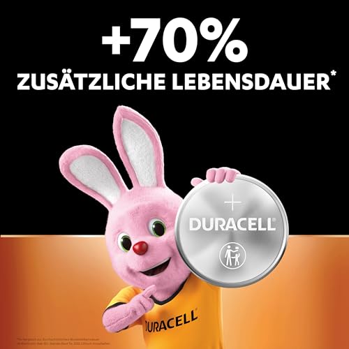 Duracell CR2032 Knopfzellen, CR 2032 Lithium Knopfzelle 3 V (4 Stück), ideal für z.B. Autoschlüssel, Waagen, Fitnesstracker, medizinische Geräte 2