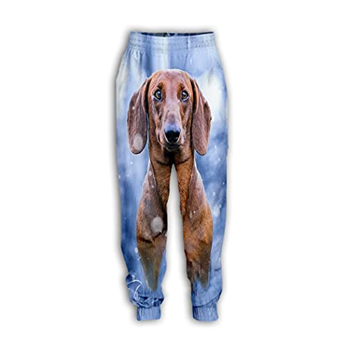 Pantalon teckel imprimé 3D idéal pour vos moments de détente