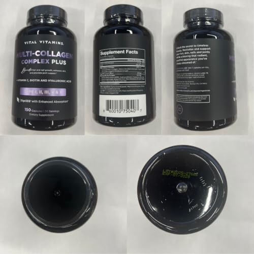 Vital Vitamins Multi Collagen Complex Capsules