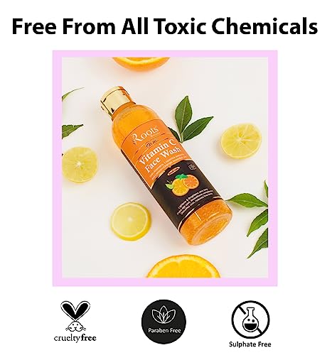 Image of Face Wash | Orange Vitamin C Face Wash | Face Wash For Glowing Skin | De-Tan Cleansing Face Wash | Brightening Face | Anti Pollution, Pimples | Liquid Soap (200ml) Pack-3
