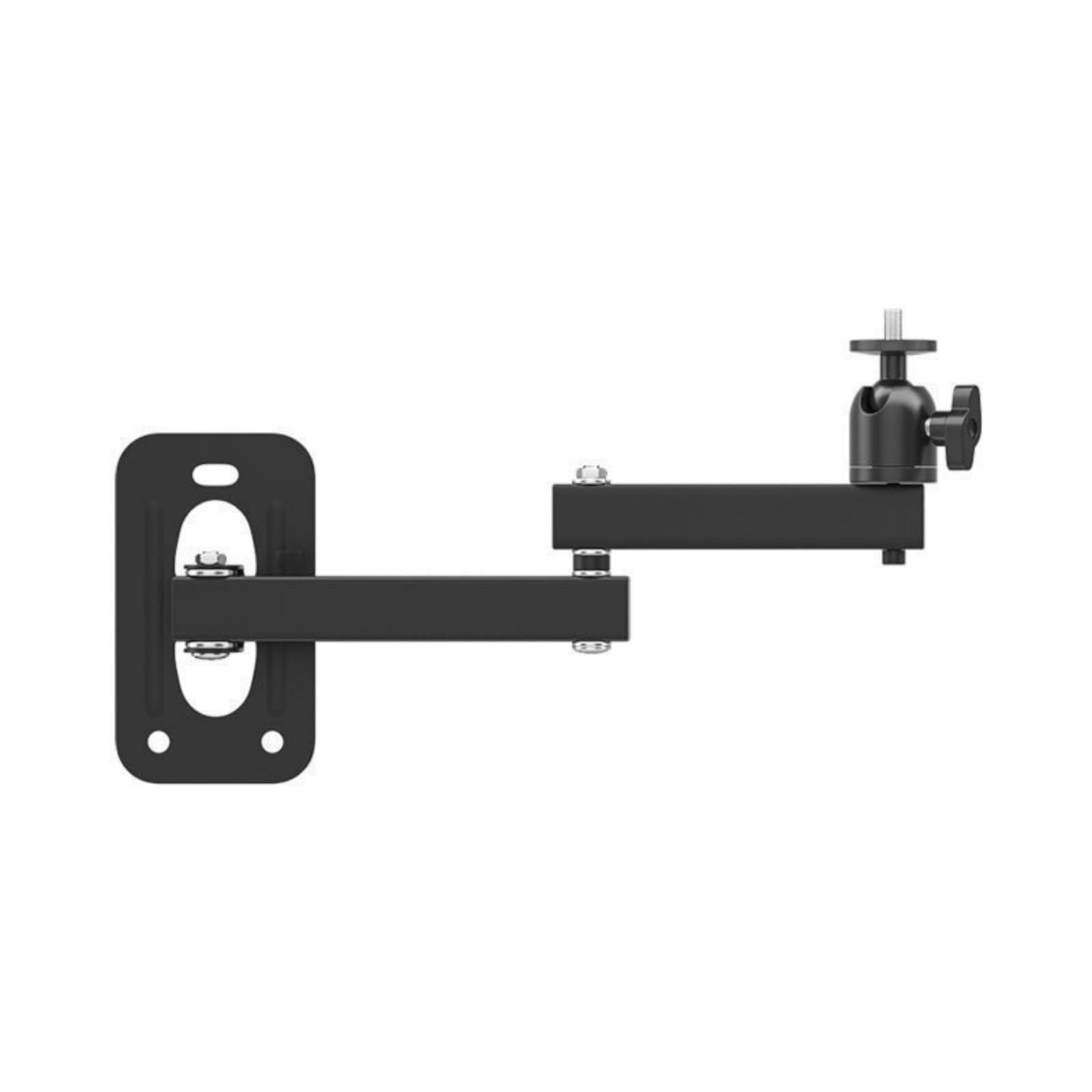 Soporte de techo para proyector de metal, 5 kg, rotación completa, placa de 1/4 pulgadas para cine en casa y cámaras, soporte de pared plegable de metal para proyectores
