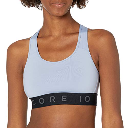 Core 10 Women's Medium Support Compression Racerback Sports Bra, Ice Blue, X-Small #TOP18