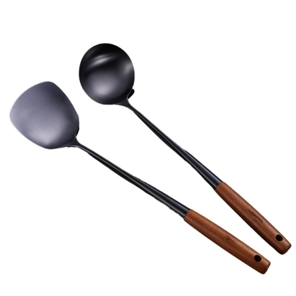 GTHTUHFD Soup Ladle Stir Frying Spoon Funnel Household Spatula Spoon Set Frying Spatula Cooking Kitchen Soup Ladle,Kitchen Cooking Utensils