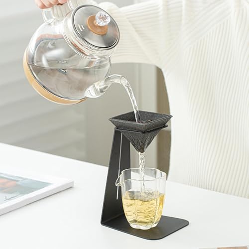 Filtre céramique réutilisable pyramide passoire café non poreuse haute précision portable