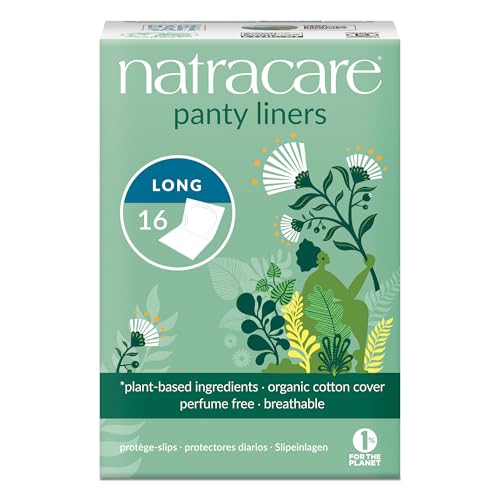 Natracare Long Wrapped Panty Liners 1 x box of 16 liners by Natracare