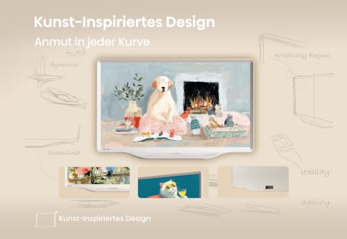 Hisense 43S5DQ Deco TV, 108cm (42 Zoll), UHD QLED, HDR10, Dolby Atmos, QLED Colour, 60Hz, DVB-T2+C+S2 Tuner, WiFi, HDMI, Gallerie Mode… – Ansicht 4