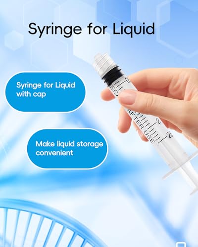 Image of 2.5ml Luer Lock Syringe without Needle - 2.5cc Plastic Syringes, Sterile, Individually Sealed, Pack of 20