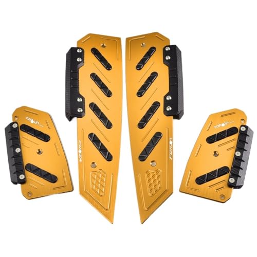 Repose-pieds Forza 350 en aluminium CNC jaune pour moto Honda 2018-2024