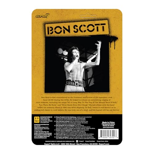 Super7 Bon Scott (Leopard Print) - 3.75