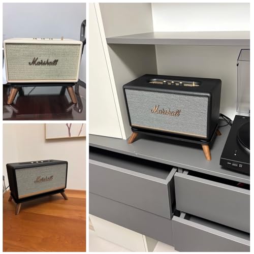 Soporte de altavoz de nogal Marshall Acton 3 que reduce la vibración acústica 5