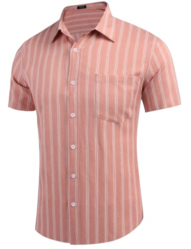 COOFANDY Men's Summer Beach Hawaiian Tropical Shirt Casual Short Sleeve Shirt3