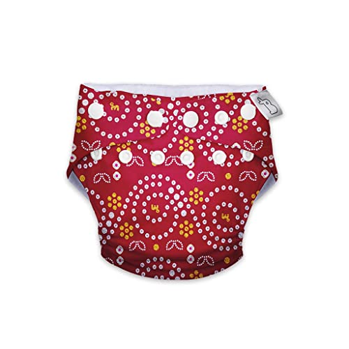 Image of SuperBottoms Swimming Diapers for Babies & Toddlers - Reusable & Adjustable Swim Diapers - Washable Cloth Diapers - Skin Friendly Fabric - Easy to Clean - Fits 3M - 3Y