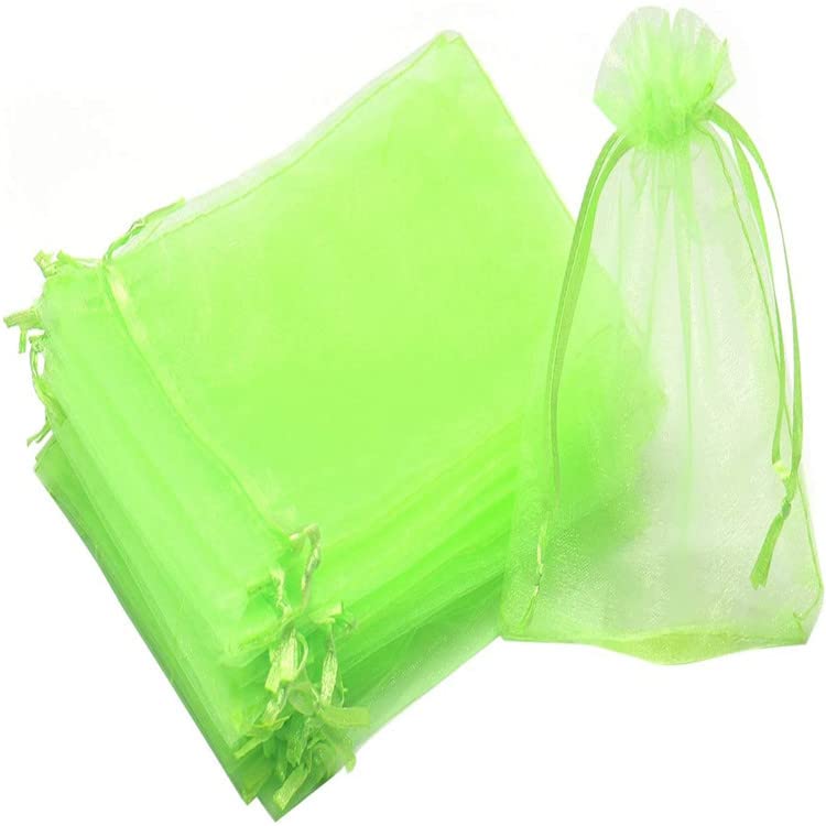 100 sacchetti di protezione per fragole, uva, frutta, a prova di uccelli, a prova di mosche della frutta, controllo dei parassiti da giardino, borsa a rete verde chiaro, borsa per piantare 30 x