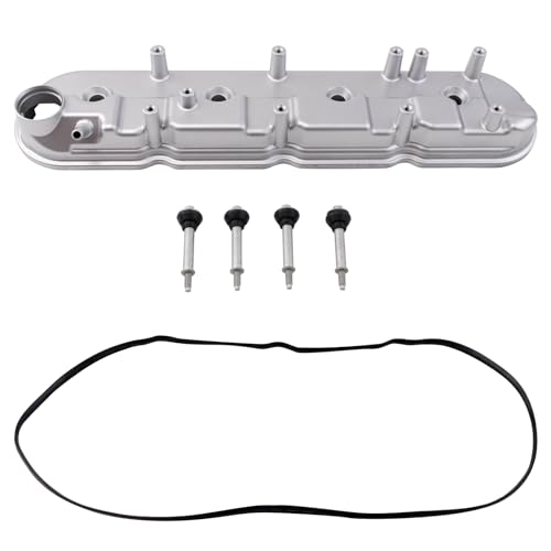 Image of TRQ Left Valve Cover Compatible with 2009-2015 Cadillac 2009-2015 Chevrolet