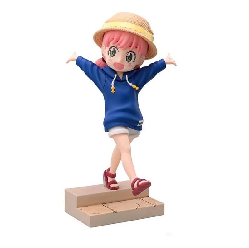 Awestuffs Anya Forger Spy Family Action Figure Limited Edition for Car Dashboard, Decoration, Cake, Office Desk & Study Table (Anya Forger)