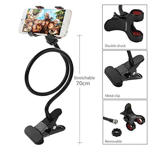 Image of Flexible Lazy Hang Neck Phone Support, 360 Degree Rotation Flexible Multi-Function Mobile Phone Holder Support All Mobiles