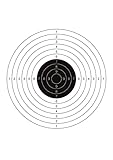 Air Gun Target Papers for Shooting, Reusable BB & Pellet Guns with Trap Net Catcher Training Targets Papers, Pack of 50