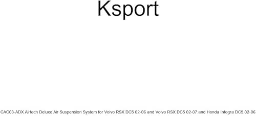 KSport CAC03-ADX Airtech Deluxe Air Suspension System for Volvo RSX