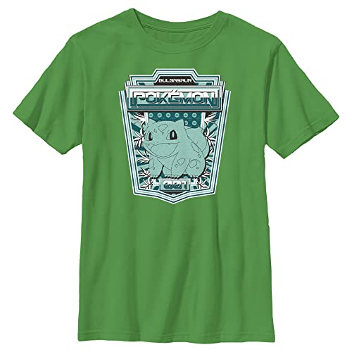 T-Shirt Pokémon Bulbasaur garçon idéal pour l'école et les jeux de récréation