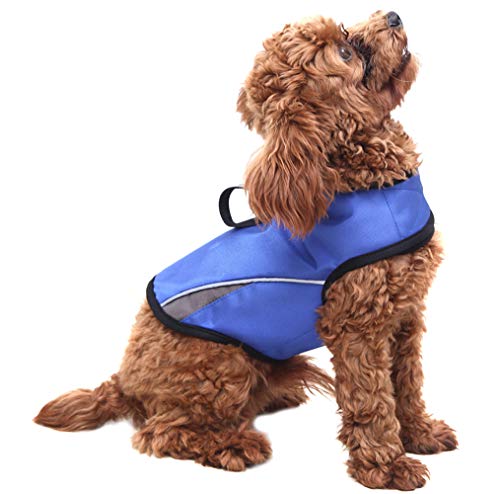 WINBATE Adjustable Dog Anxiety Jacket-Keep Calming Vest Thunder Shirt with D-Ring and Training