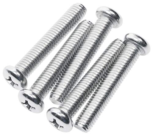 Cheapest ๐ Mini Skater 5 Pcs M8 Stainless Steel Screws Machine Screw Bolt Thread Round Head TV Wall Mount Bracket Cheapest ๐ Mini Skater 5 Pcs M8 Stainless Steel Screws Machine Screw Bolt Thread Round Head TV Wall Mount Bracket